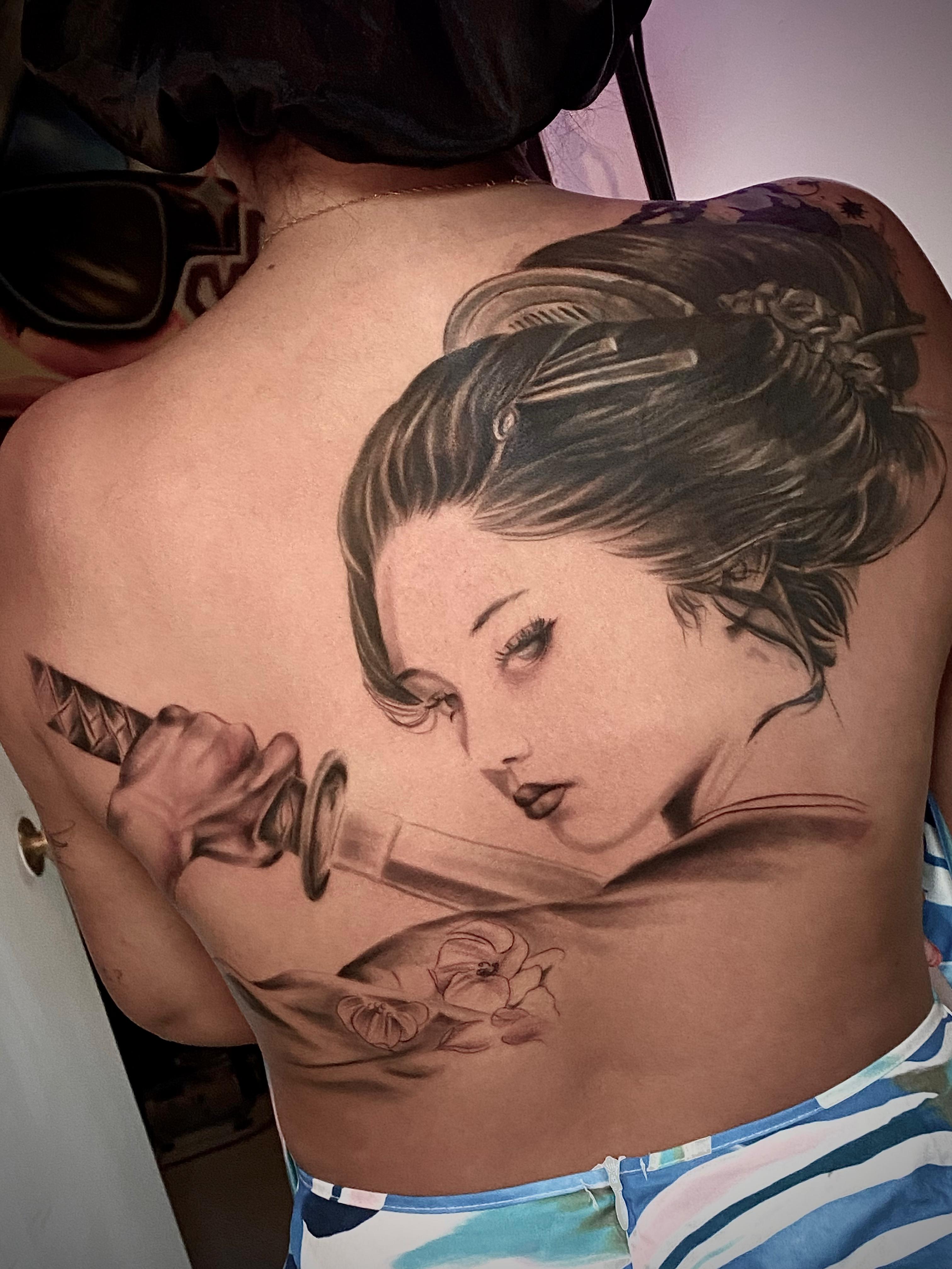Reparación cover tapado en La Reina - Samsara Tattoo